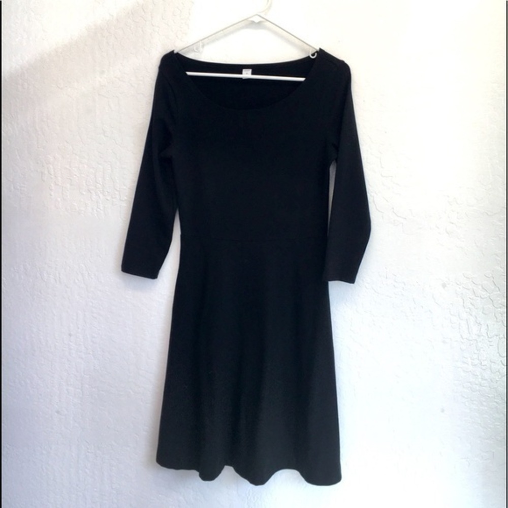 Old Navy black long sleeve dress X small